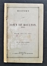 1883 antique HOULTON me HISTORY 1804-1883 by an old pioneer - £70.97 GBP