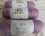 Big Twist Shine Lavender lot of 3 Dye lot 34/3871 - $15.99
