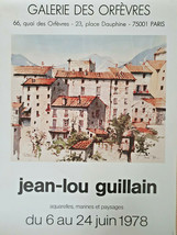 JEAN-LOU Guillain - Original Exhibition Poster -G. Des Orfèvres - Affiche - 1978 - £103.48 GBP