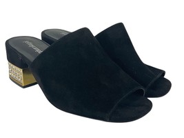 Jeffrey Campbell Teseida Mules With Rhinestone Heels Size 7 Heels are 2.... - $52.50