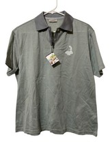 Como Sport Polo Shirt Italy Golf  Lightweight Cotton Size XL Blueish Gray - £22.18 GBP