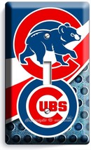 Chicago Cubs Baseball Team 1 Gang Light Switch Wall Plate Sport Game Room Decor - $11.99