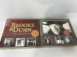 Brooks &amp; Dunn / George Strait CD Box Set Lot - 3 CDs in Each Set - £26.09 GBP