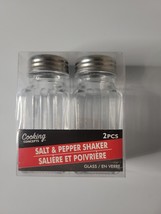 Dining Room Restaurant Glass Bottle Salt and Pepper Shakers by COOKING C... - £4.74 GBP