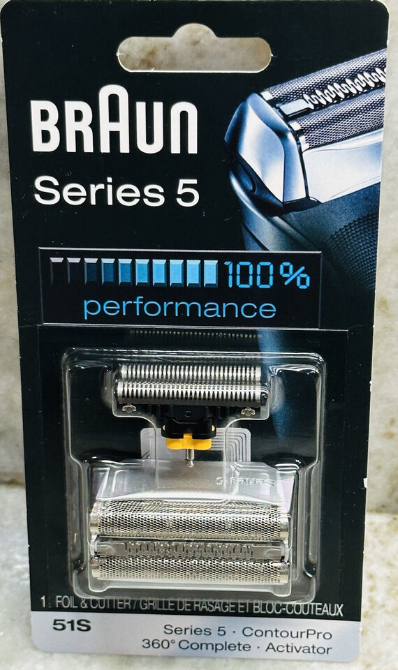 BRAUN Series 5 51S Electric Shaver Razor Head Foil Cutter New