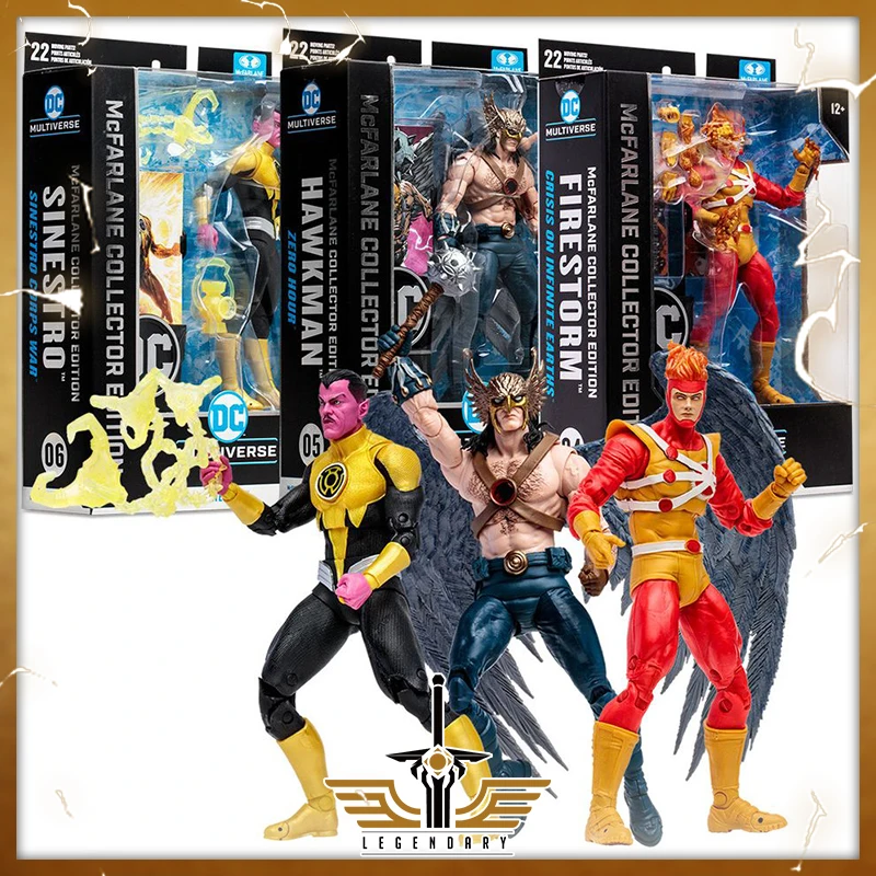 McFarlane Toy Collector Series Firestorm Hawkman Sinestro 7-inch figure,... - £57.43 GBP+