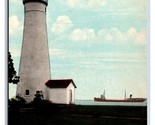 Fort Gratiot Lighthouse Port Huron Michigan MI UNP DB Postcard T4 - $8.09