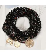 15PCS Boho Summer Beaded Bracelet Set for Women Elastic Stackable Layere... - $11.66