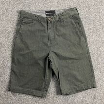 Billabong Shorts Men&#39;s 28 Gray Casual Chino Slash Pockets Polyester Blend - $20.92 CAD