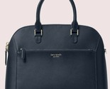 Kate Spade Louise Navy Leather Medium Dome Satchel Bag PXRUB060 Purse NW... - $172.25