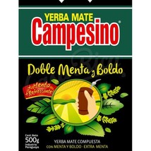 Yerba Mate Campesino Doble Menta y Boldo 500g - £23.50 GBP