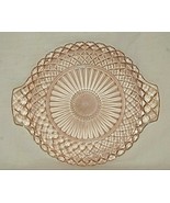Waterford Pink by Anchor Hocking 12&quot; Cup Cake Plate Pink Depression Glas... - £47.47 GBP