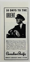1940 Canadian Pacific Cruise Lines Advertisement Boat Travel Orient DWJ5C - $372.61 MXN
