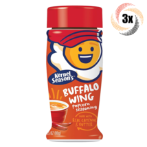 3x Shakers Kernel Season&#39;s Buffalo Wing Flavor Popcorn Seasoning | 2.85oz - £16.73 GBP