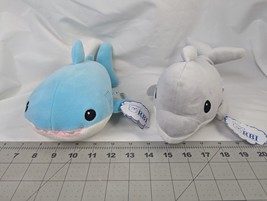 Ron Banafato Shark Dolphin Plush Lot 9 Inch RBI Stuffed Animal Toy - $19.95