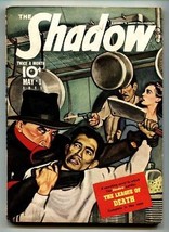 Shadow 1941 May 1-Great cover- Street And SMITH-RARE Pulp FN- - £181.53 GBP