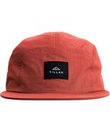 Tillak Wallowa Unisex 5 Panel Camp Hat  Snap Closure One Size Cap Red Ny... - $519.85 MXN