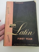 Review Text Latin First Tear Workbook Amsco 1950s Freundlich Book  - £21.92 GBP