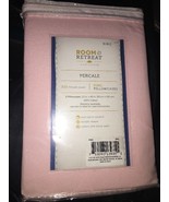 room &amp; retreat king percale pink pillowcases 300 thread count-NEW-SHIP N... - $27.00 CAD