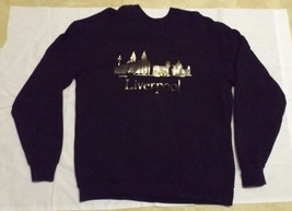 Beatles Liverpool Skyline Black Sweatshirt, XL NEW! - £31.50 GBP