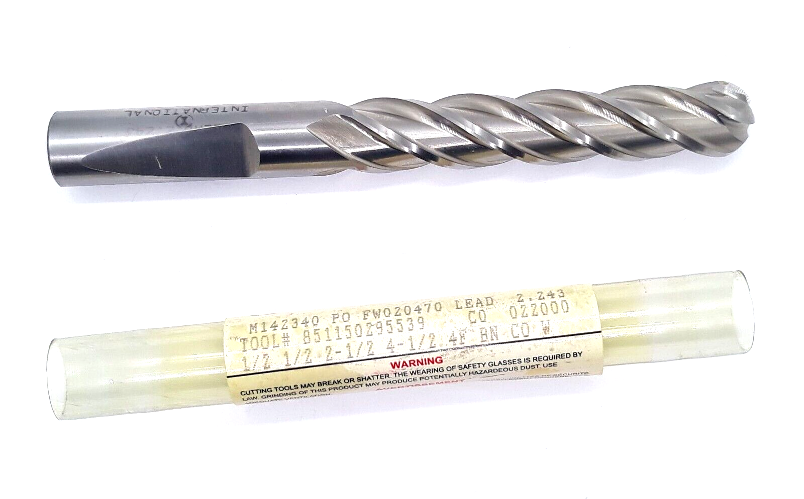 Minicut International 4 Flute Cobalt 1/2&quot; Ball End Mill 1/2&quot; Shank LOC 2... - $15.99