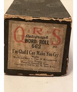 QRS Word Roll 662 I&#39;m Glad I Can make you Cry Waltz - £8.93 GBP