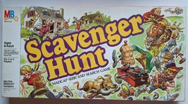 Scavenger Hunt: Madcap Seek and Search Game - Complete (Milton Bradley, 1983) - £11.86 GBP