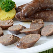 Elk Sausage with Apples, Pears and Port Wine - 12 x 12 oz pack, 4 links - £95.45 GBP