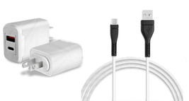 Wall Ac Home Charger+10Ft Usb Cord For Straight Talk Alcatel Tcl Flip 2 T408Dl - $29.99