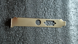 PCI VGA DB9 PS2 S-Video Serial Card Cover Full Height 12CM Bracket Nickel - $50.33 MXN