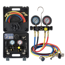 HVAC Gauges with Hoses, AC Manifold Gauge Set R134A R410A R404A R22 Refr... - $167.11