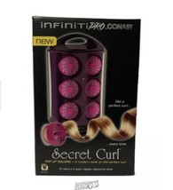 Infiniti Pro Conair Secret Curl 12 Silicone Hot Snap Rollers Curlers - $28.49