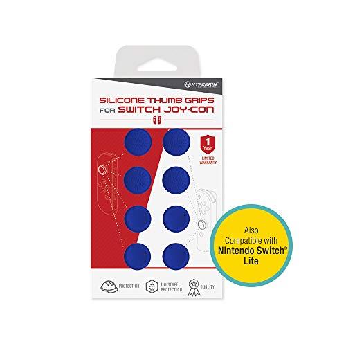 Hyperkin Silicone Thumb Grips for Joy-Con (Neo Blue) (8-Pack) [video game] - $7.60