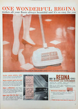 Vintage 1958 New &#39;58 Regina Polisher And Scubber Twin Brush Print Ad  - £4.32 GBP