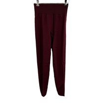 Pink Victorias Secret Active High Waist Full Length Tight Burgundy Small New - £15.33 GBP