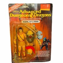 Young Male Titan Dungeons Dragons action figure LJN toy vtg D&amp;D moc sealed spear - £212.97 GBP