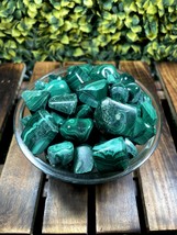 Green Malachite Tumbled|100GR |5-6Pc| |2.5-3 cm|Healing Tumbled Stones - $1,366.38 MXN