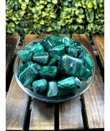 Green Malachite Tumbled|100GR |5-6Pc| |2.5-3 cm|Healing Tumbled Stones - $1,374.44 MXN