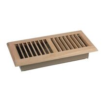 Truaire C168-OUF 04X12(Duct Opening Measurements) Solid Oak Floor Grille... - $39.16