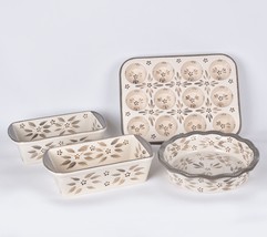 Temp-tations Old World 4-Piece Essential Bake Set in Taupe - £50.39 GBP