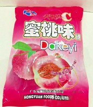 Hong Yuan PEACH Hard Candy 12.35 oz Limited &amp; Hot Item - £9.31 GBP+