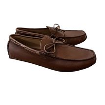 Johnston &amp; Murphy Damon Brown Leather Slip On Driving Mocs Men’s Size 10... - $40.84