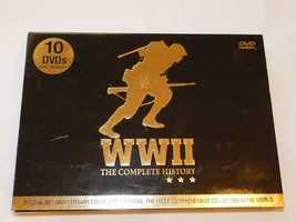 WWII: The Complete History DVD 2010 10-Disc Set Full Screen Rated PG 66t... - £24.22 GBP