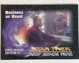 Star Trek Deep Space Nine Trading Card #11 Business As Usual Avery Brooks - $1.97