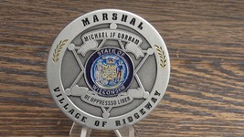 Village Of Ridgeway Marshals Office Wisconsin Challenge Coin #963U - £30.92 GBP