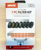 NEW Bower SCS-FK7PH4P Sky Capture Series 7-Count Lens Filters UV Polarizer - £18.55 GBP