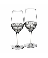 Waterford Crystal London Wine Glasses 2 All Purpose 9.5&quot; Jo Sampson 4000... - £109.44 GBP