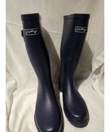 Womens JUSTHYPE Waterproof Wellies Winter Rain Snow Walking  Blue Boots ... - $33.91