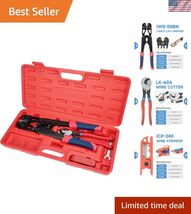 IWS-50BN Battery Cable Terminal Crimping Tool Kit for 8, 6, 4, 2, 1, 1/0... - $93.23