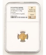 Bizantino Impero Leontius (Ad 695 - 698) Av Semissis From Syracuse Mint ... - $4,463.82